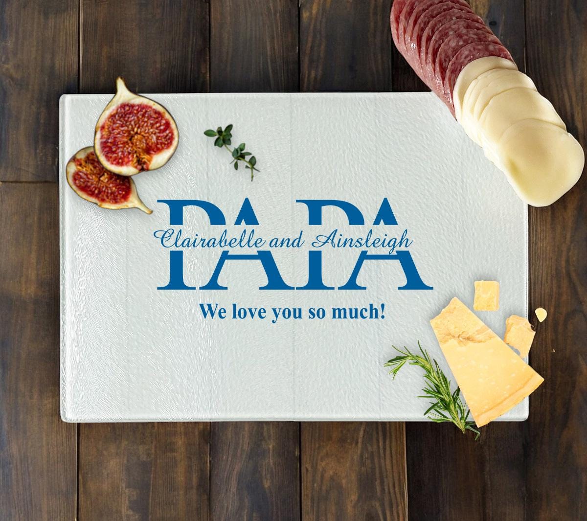 Father’s Day Glass Cutting Board