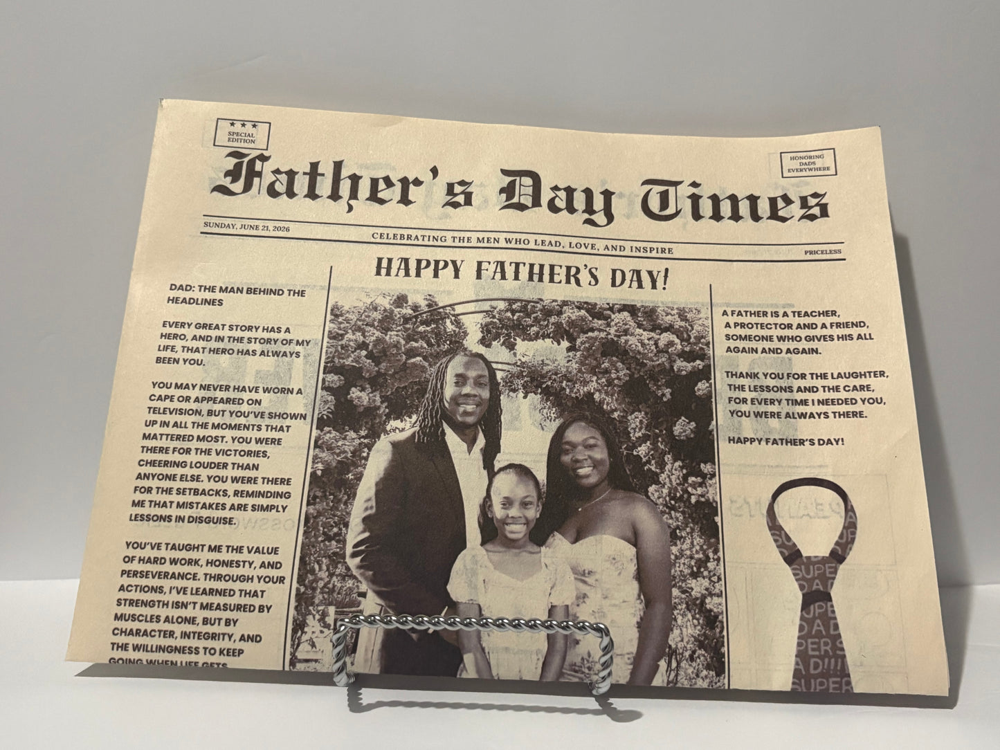 Father’s Day Newspaper