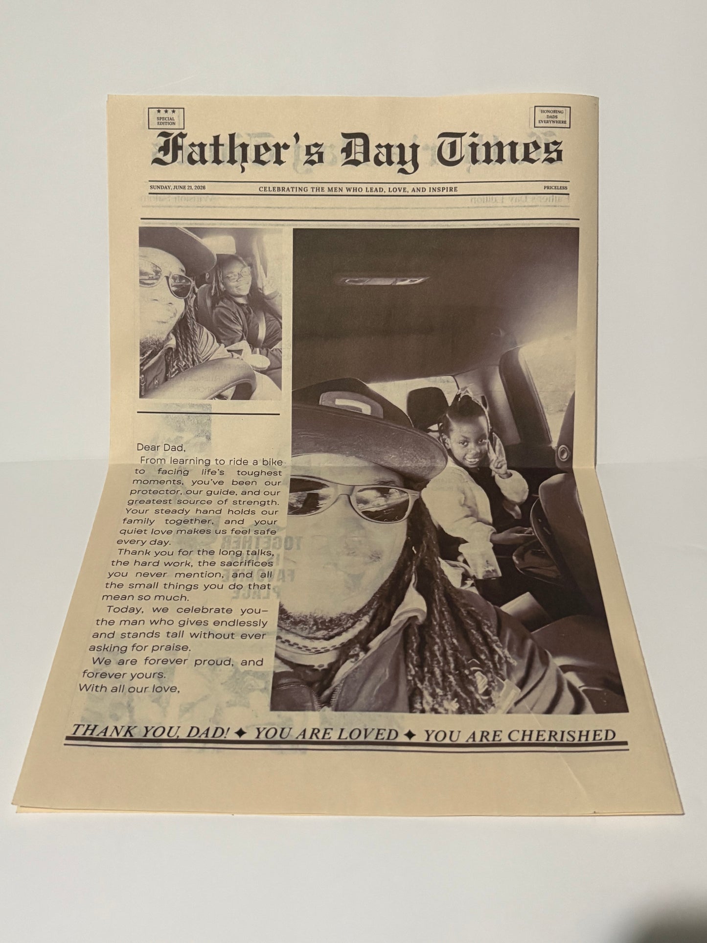 Father’s Day Newspaper