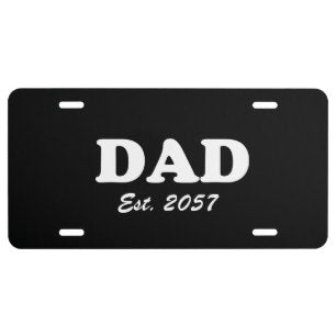 Father’s Day License Plate